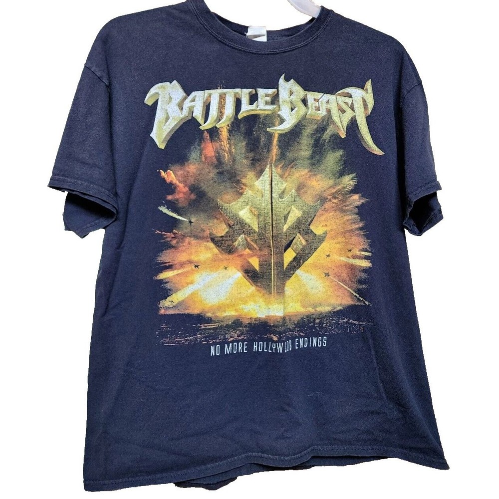 Battle Beast 2019 Black Tour T-Shirt 2 Sides Size XL Finnish Metal Band